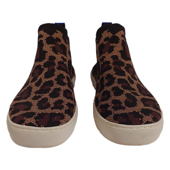 Rothy's Chelsea Sneaker Boot in Wildcat Leopard/Cheetah Print - Picture 7 of 9